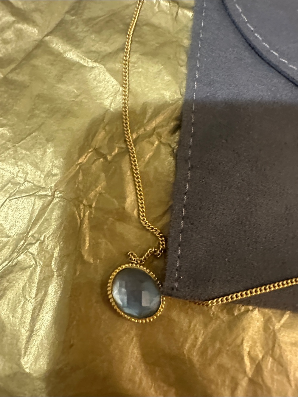 Julie Vos blue pendant necklace - Picture 8 of 8